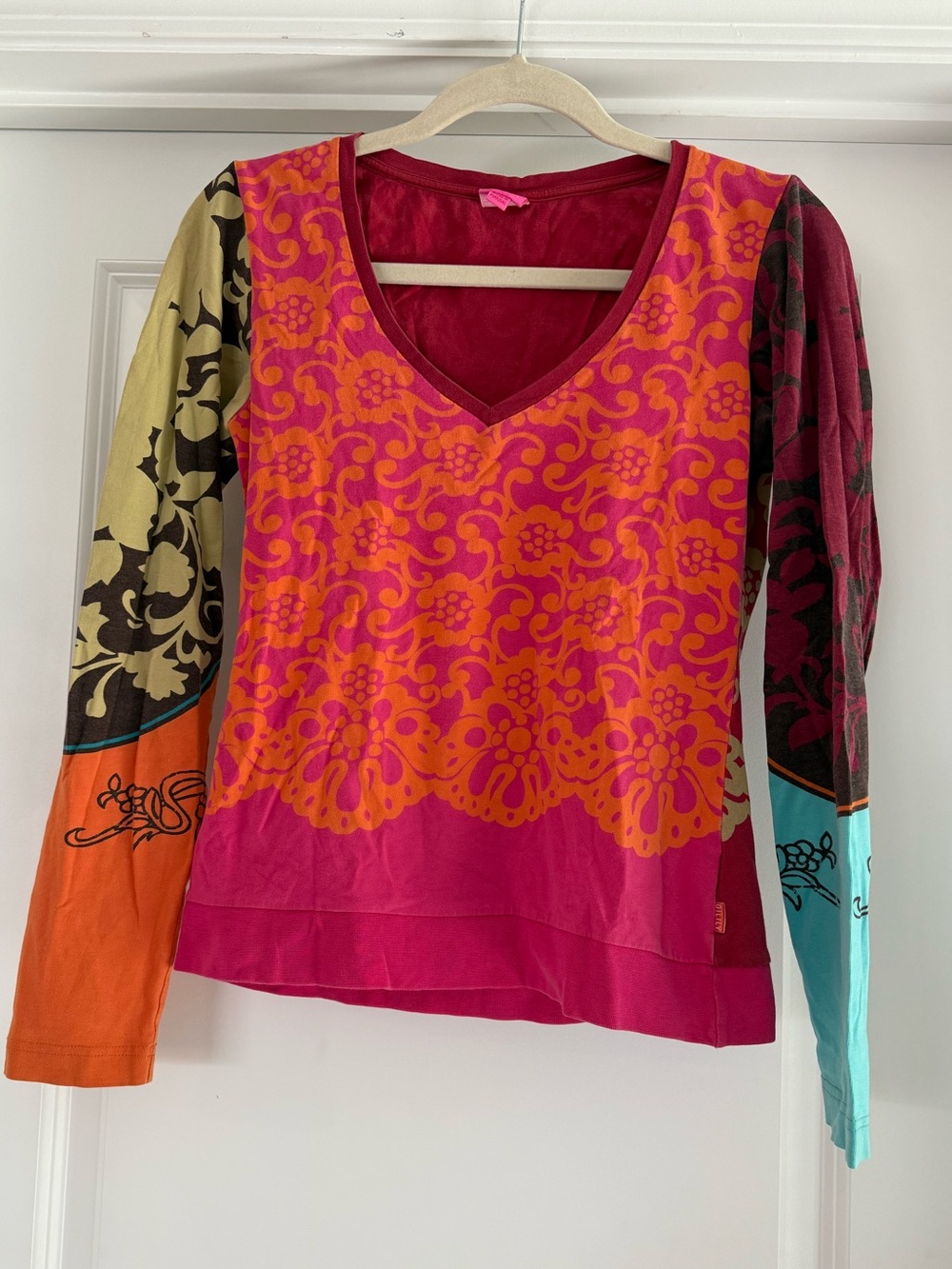Vintage Oilily Long Sleeve Top size small